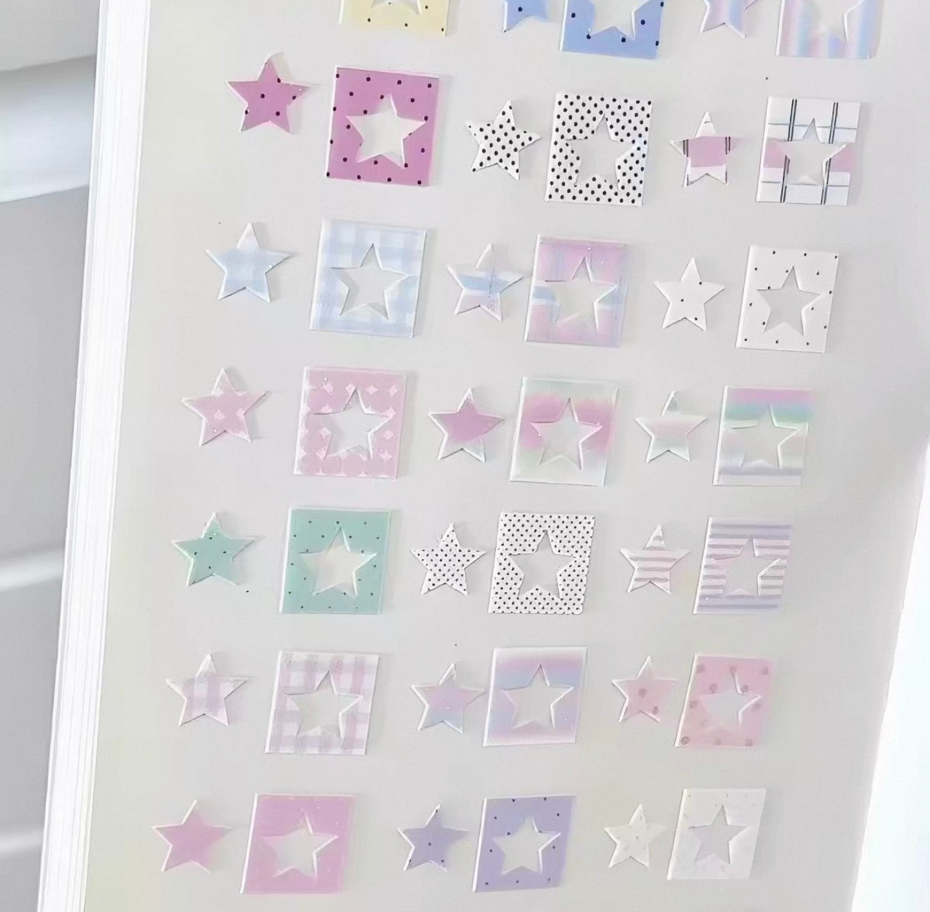 {intomyvibe} cut stars kiss cut tape