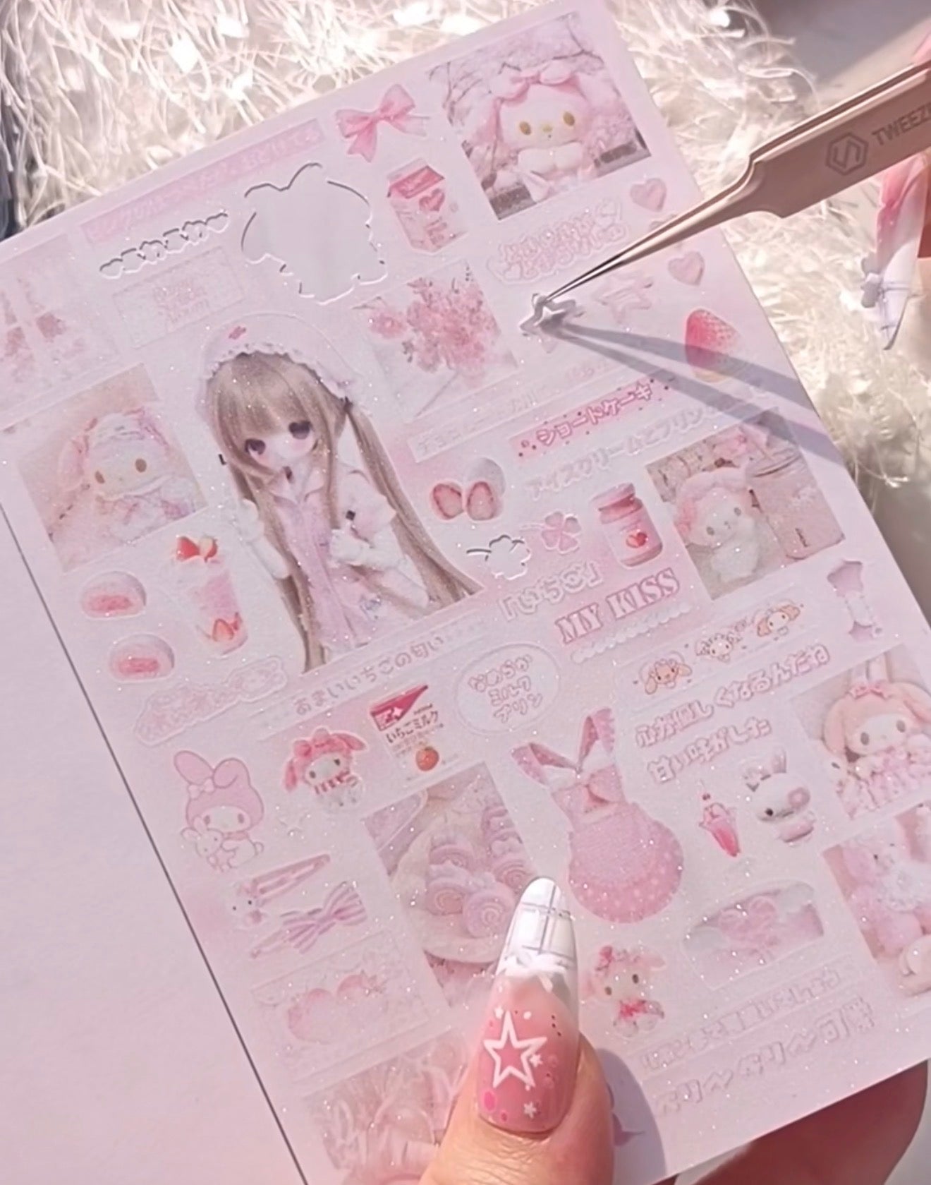 {c-贴纸书} 30p love story sticker book