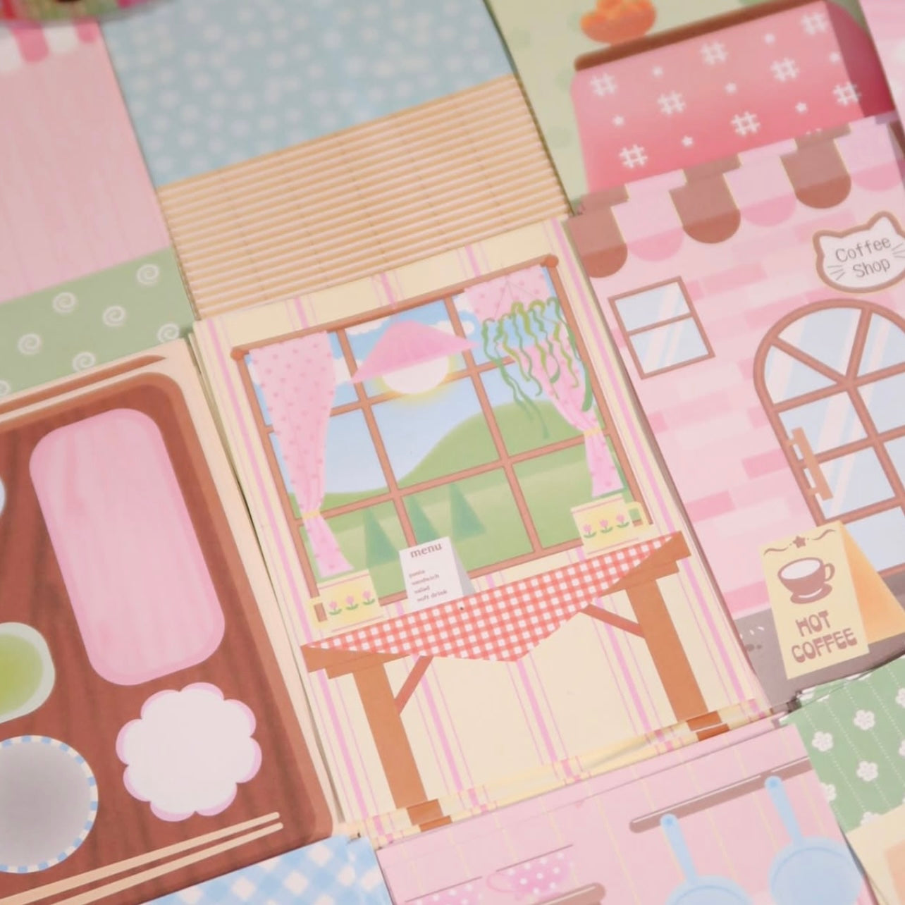 {pearly button} cutie table memo set
