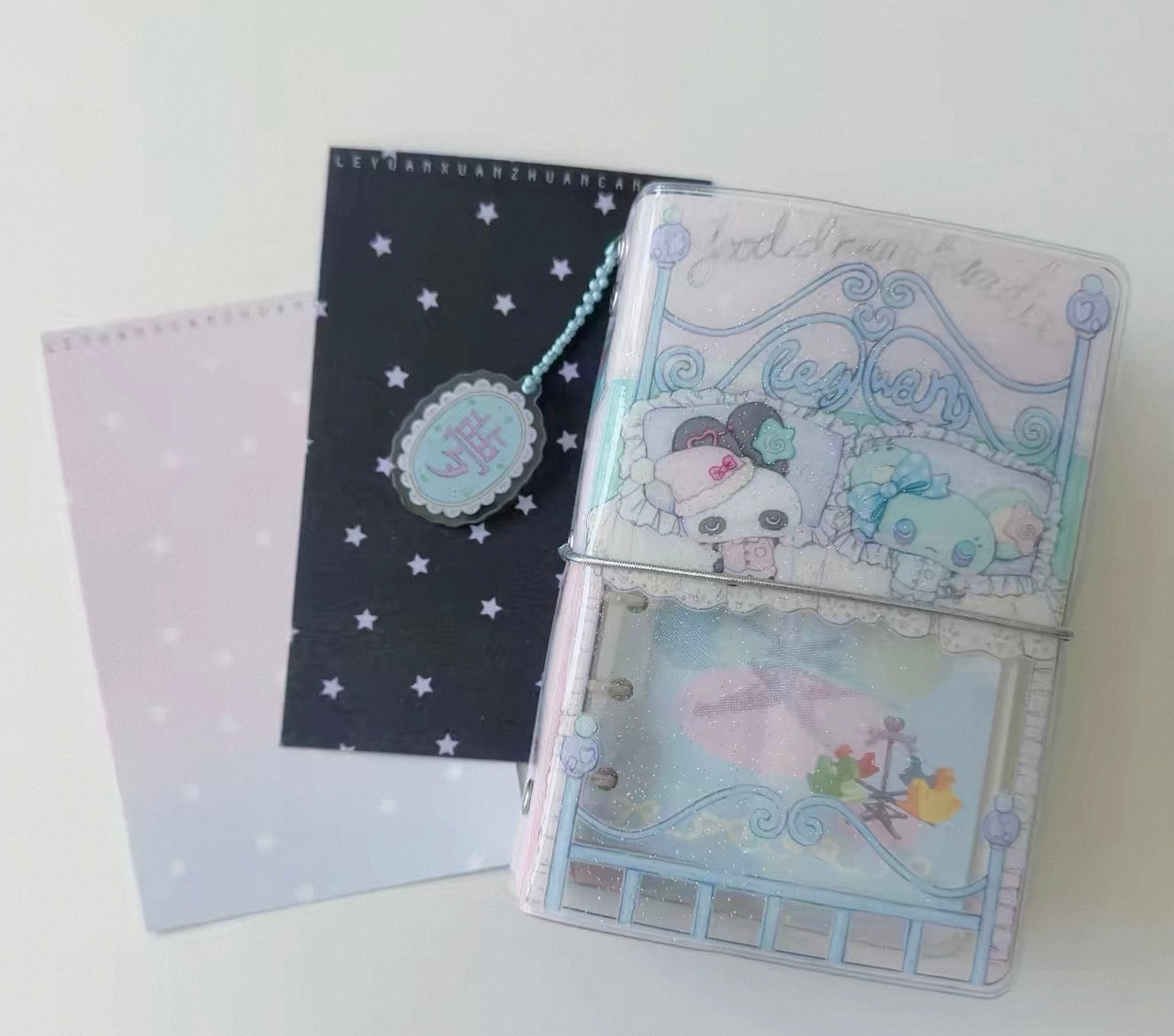 {paradise revolving restaurant} good night sleep glittery a7 binder