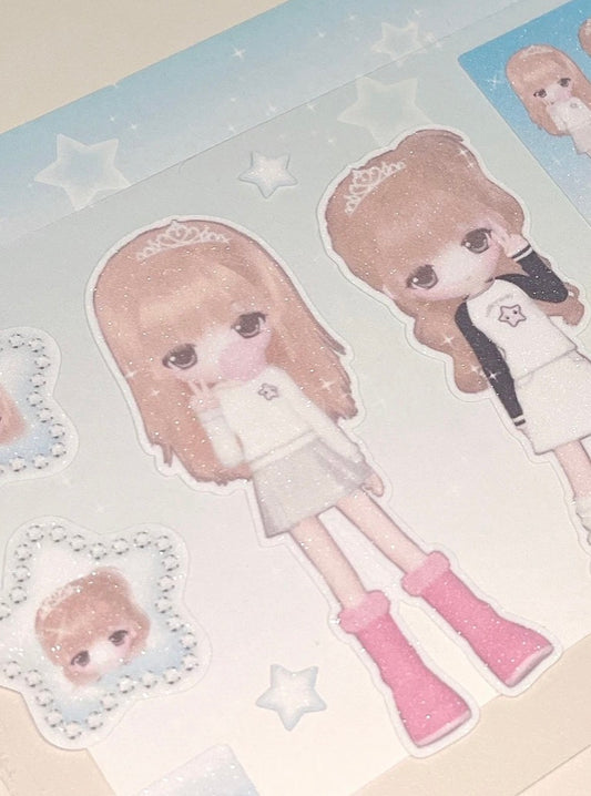 {coral tree} milky way princess sticker