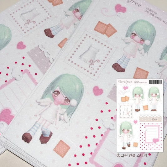 {coral tree} green angel