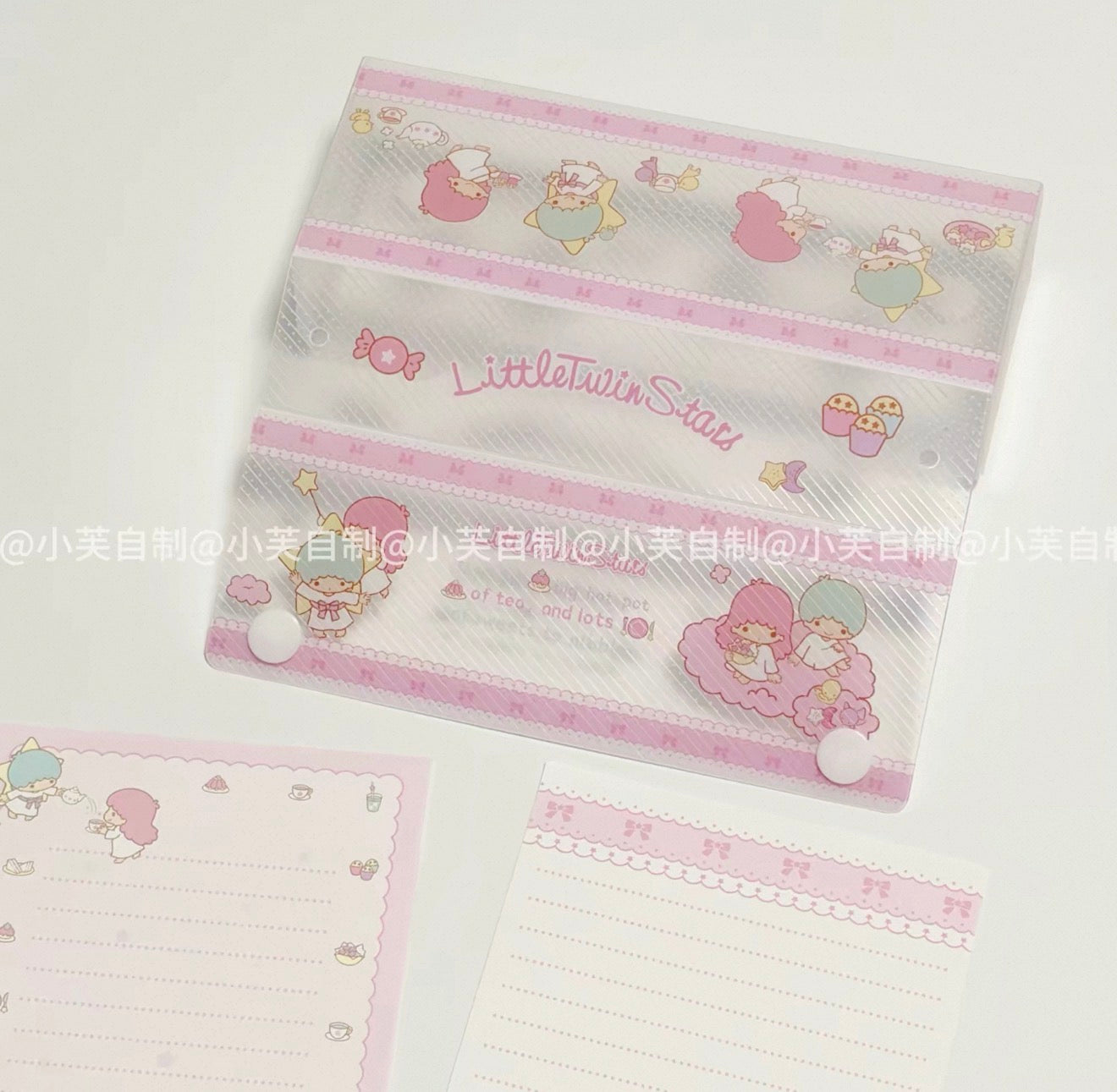 {byfufu} little twin stars cloud party pocket storage box