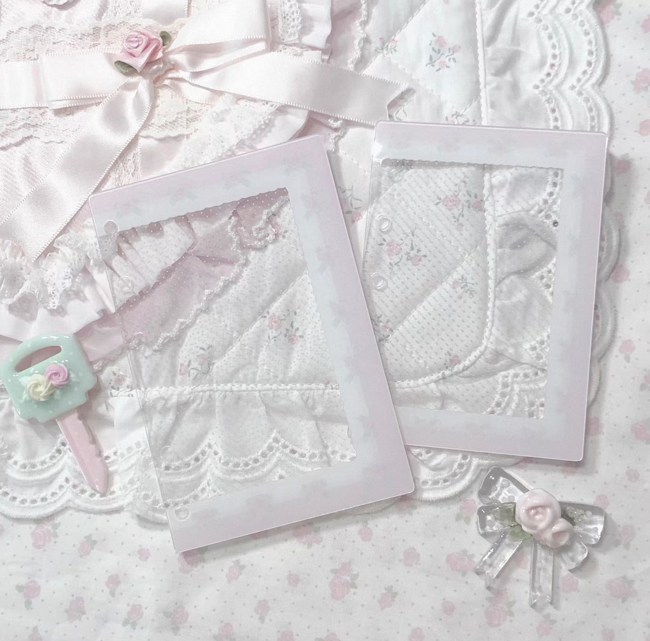 {DearDoris} m5/a7 rose thick acrylic clear insert