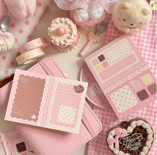 {eating cookies} cream cake note