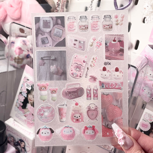 {c-艺术家} pink strawberry scent