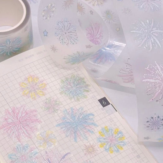 {pearly button} twinkle sparkle kiss cut tape