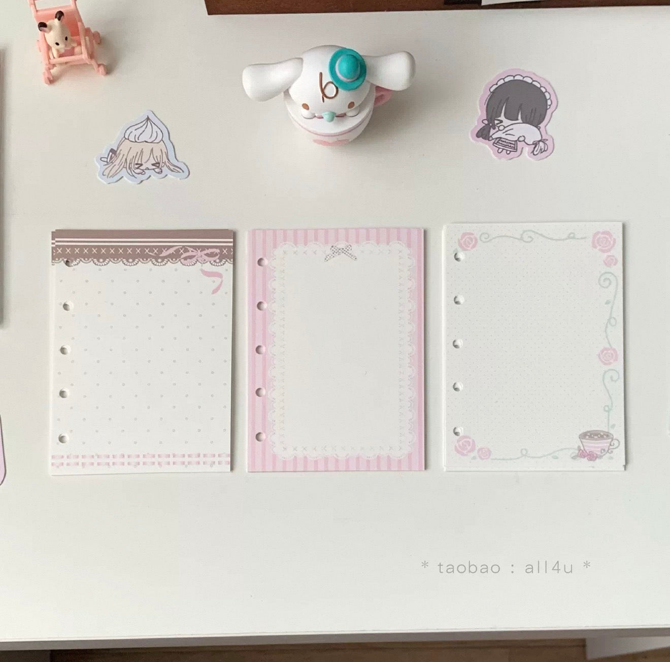 {all4u} m5/a7 rose lace refill set