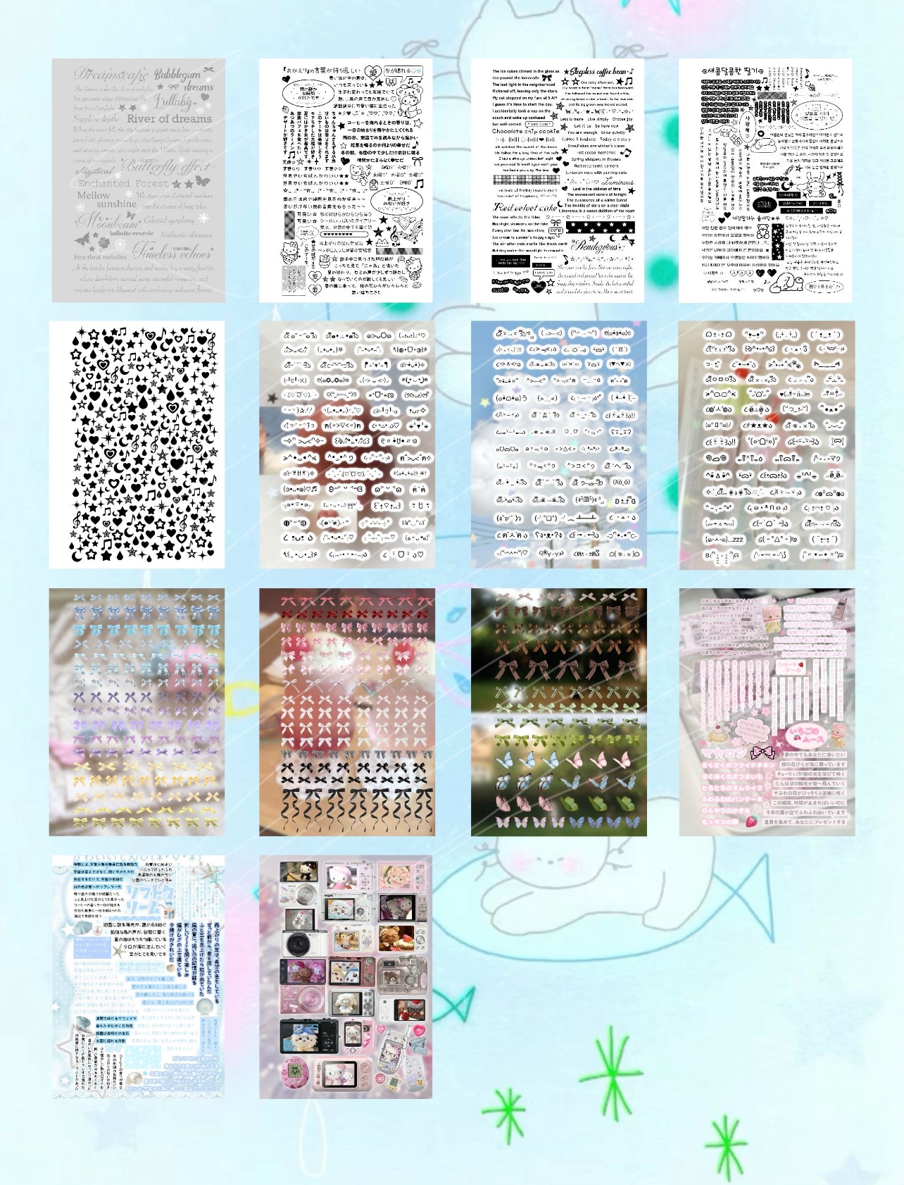 {c-贴纸书 30 page color parts sticker book