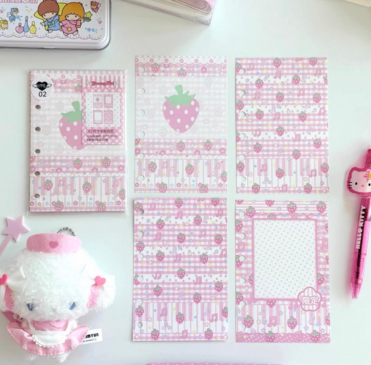 {yummylist} 3 types a7 refill set