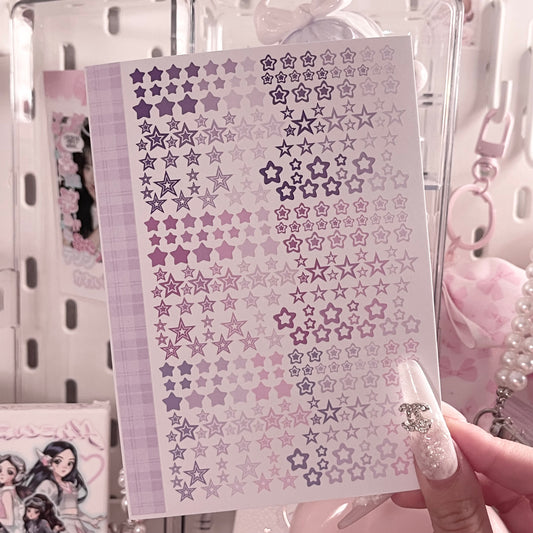 {c-艺术家} color parts : purple stars