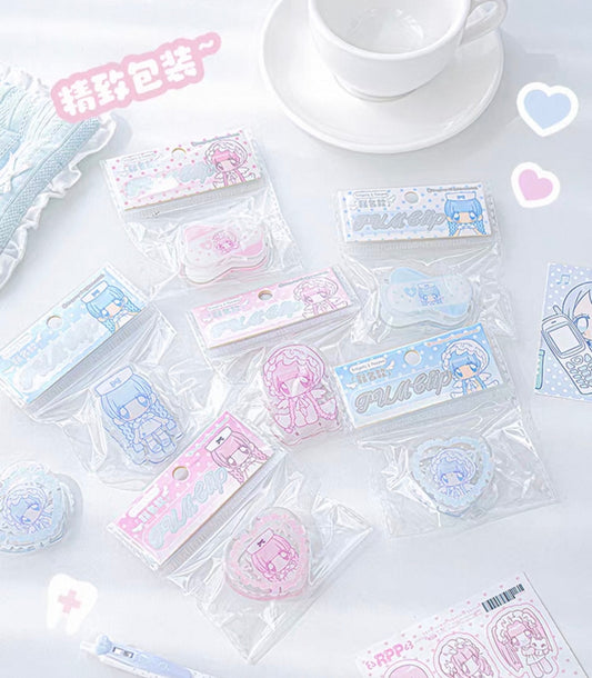 {rosyposy} x pumpum healing acrylic clips