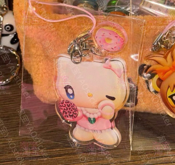 {YAO} hot spicy girl acrylic keychain