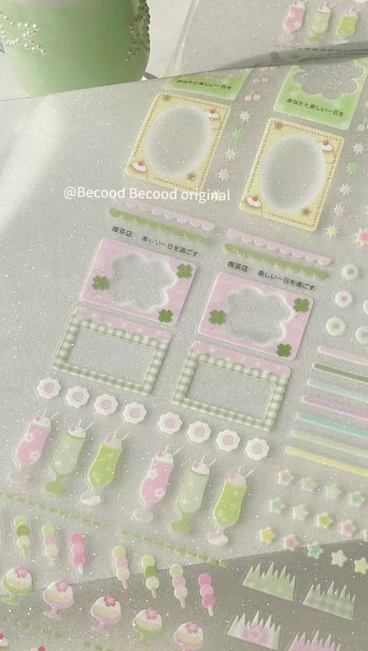 {becood} dessert shop kiss cut tape