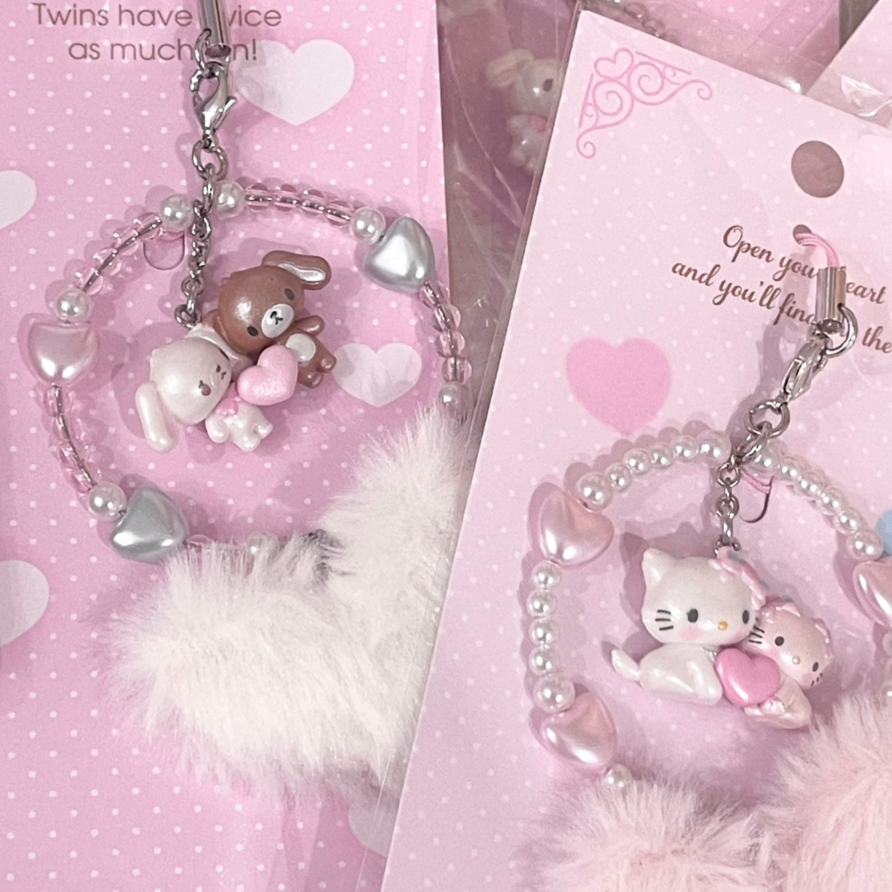 {JAPAN} sanrio heisei fuwa fuwa fluffy charm