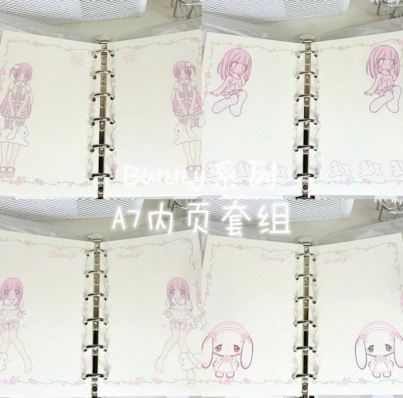 {sanako x pumpum} 40p a7 binder refill set