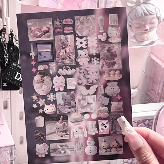 {c-艺术家} snowfall kitty