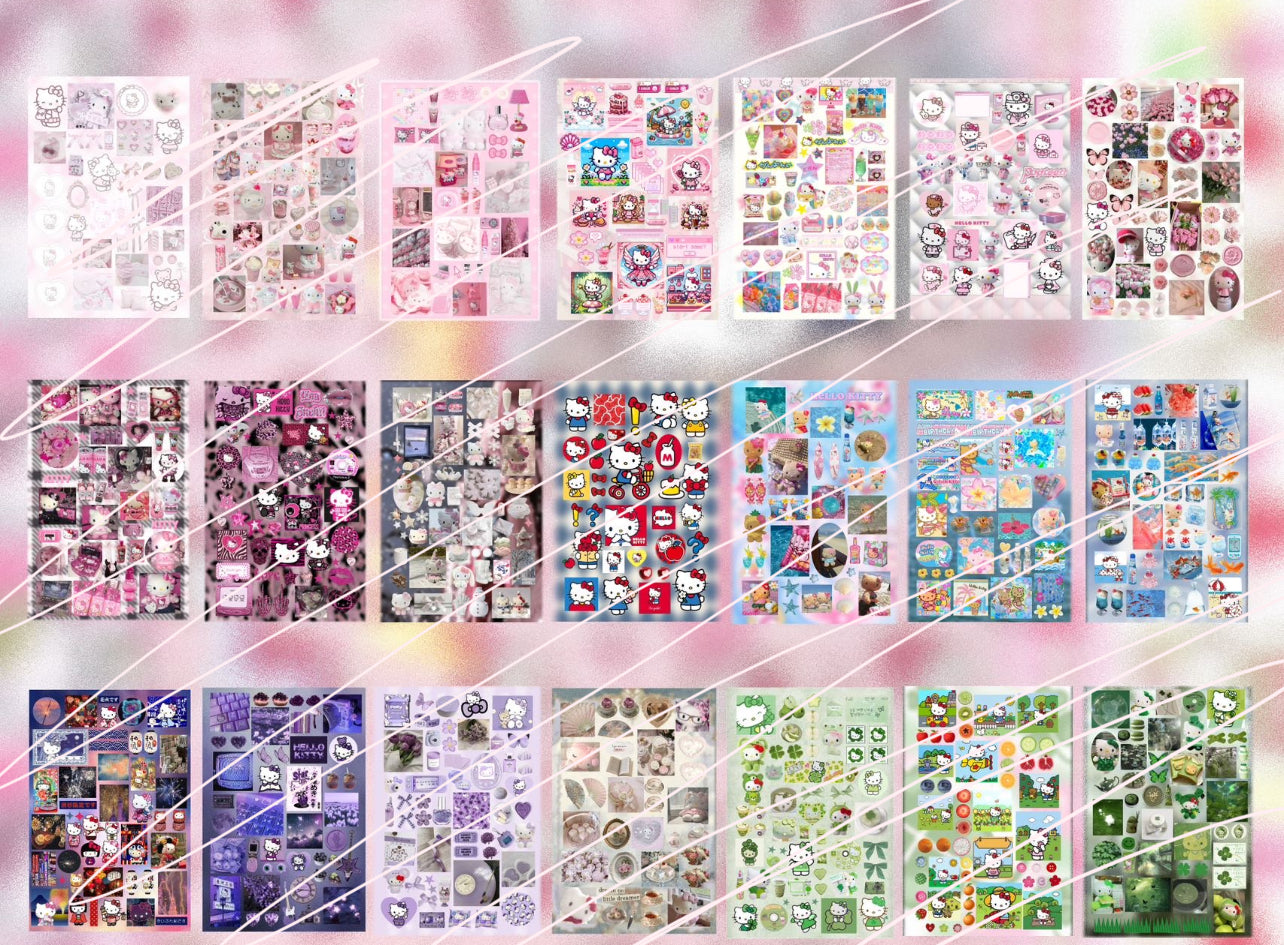 {c-贴纸书} 40 page kitty mind sticker book