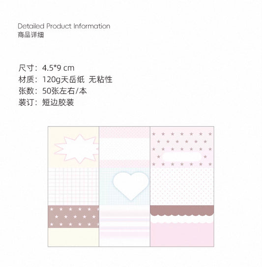 {ribbon shop} three panel design notes