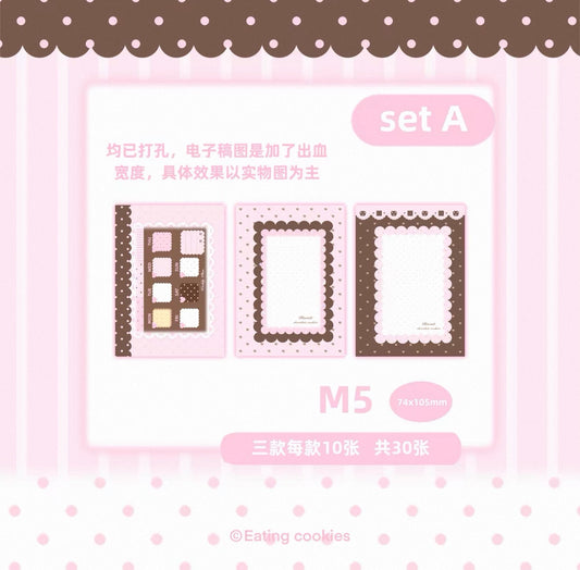 {eating cookies} a7/m5 pink chocolate refill sets