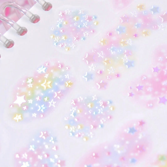 {pearly button} dream fairy dust kiss cut tape