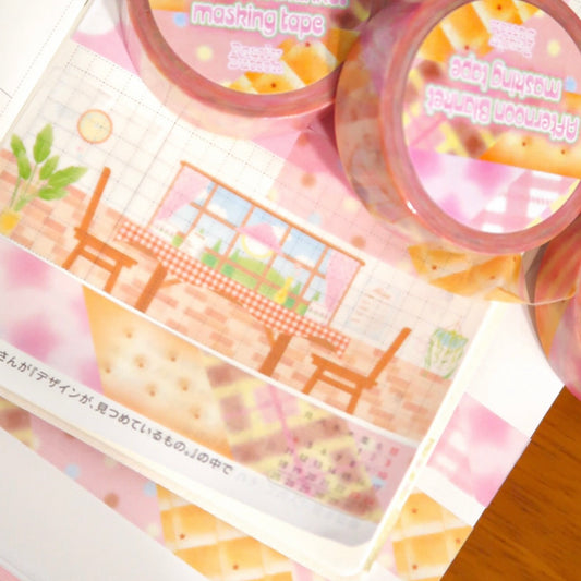 {pearly button} brunch and plate masking tape