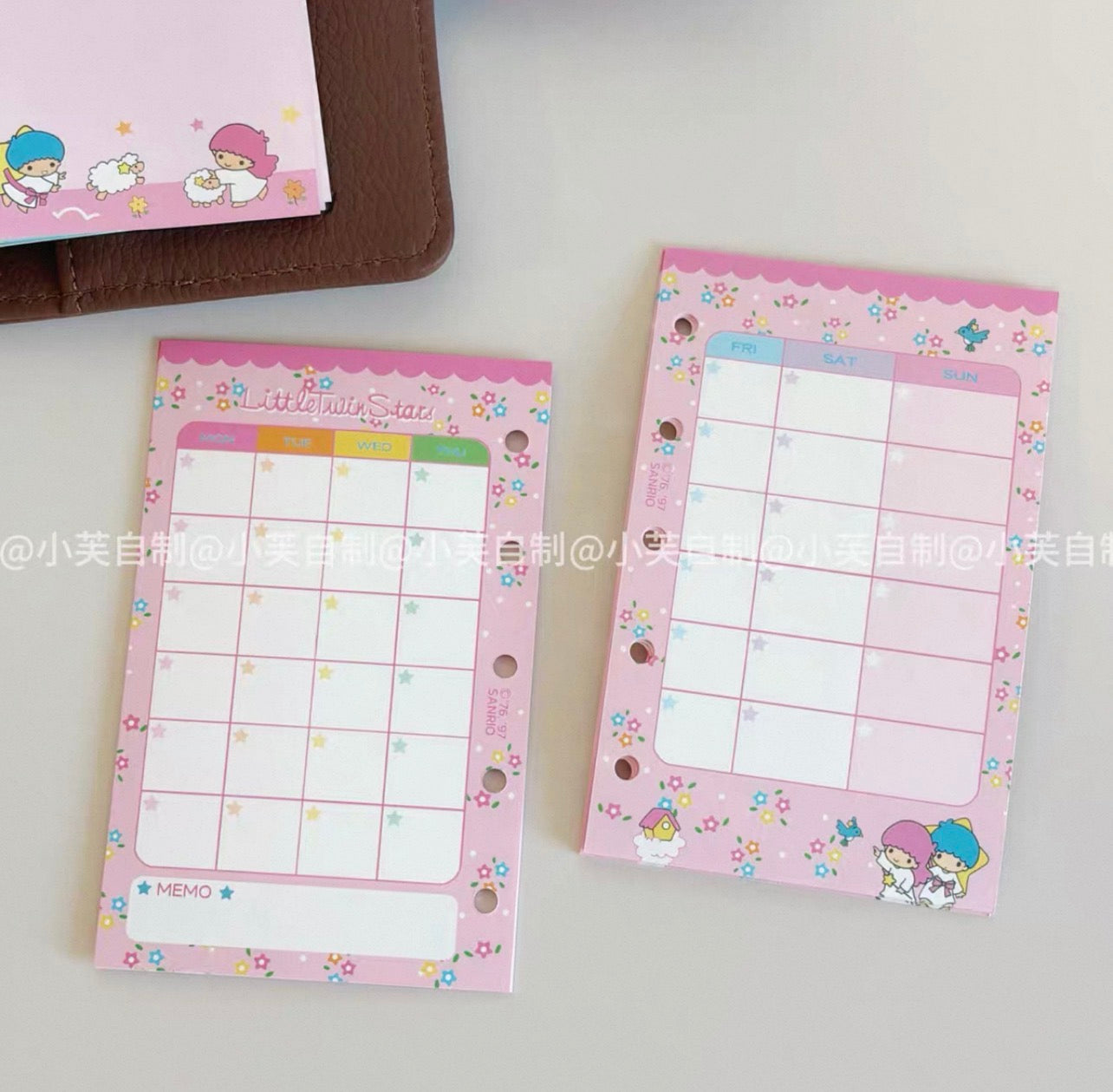 {byfufu} retro little twin stars a7/m5 refills