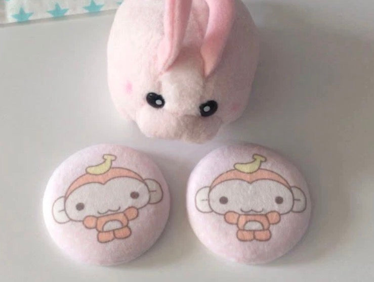 {wanso club} wansung fluffy button