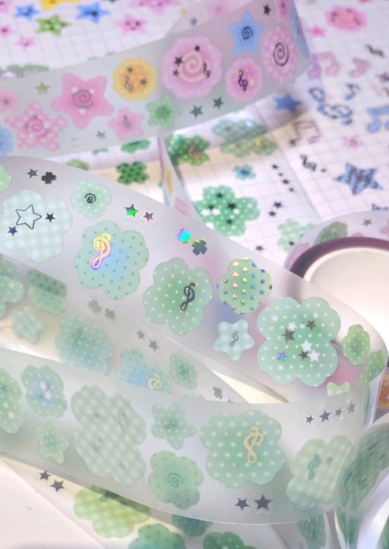 {hipromland} dot! dot! star! kiss cut tape