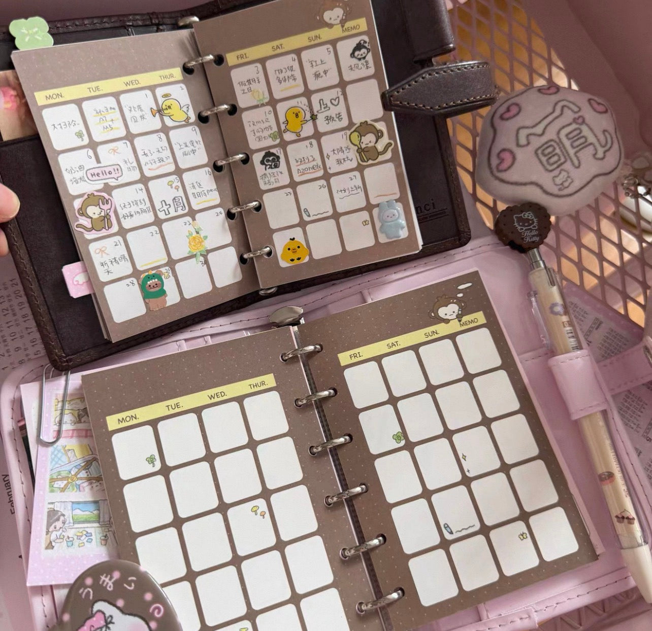 {heart bunny} m5/a7 weekly monkey refill