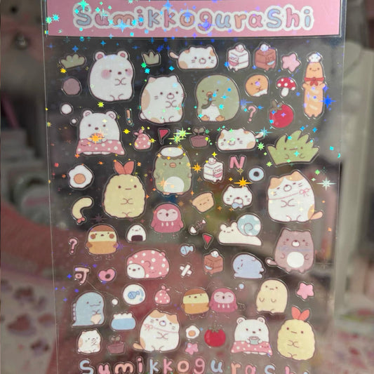 {rinki day} glitter sumikko bear