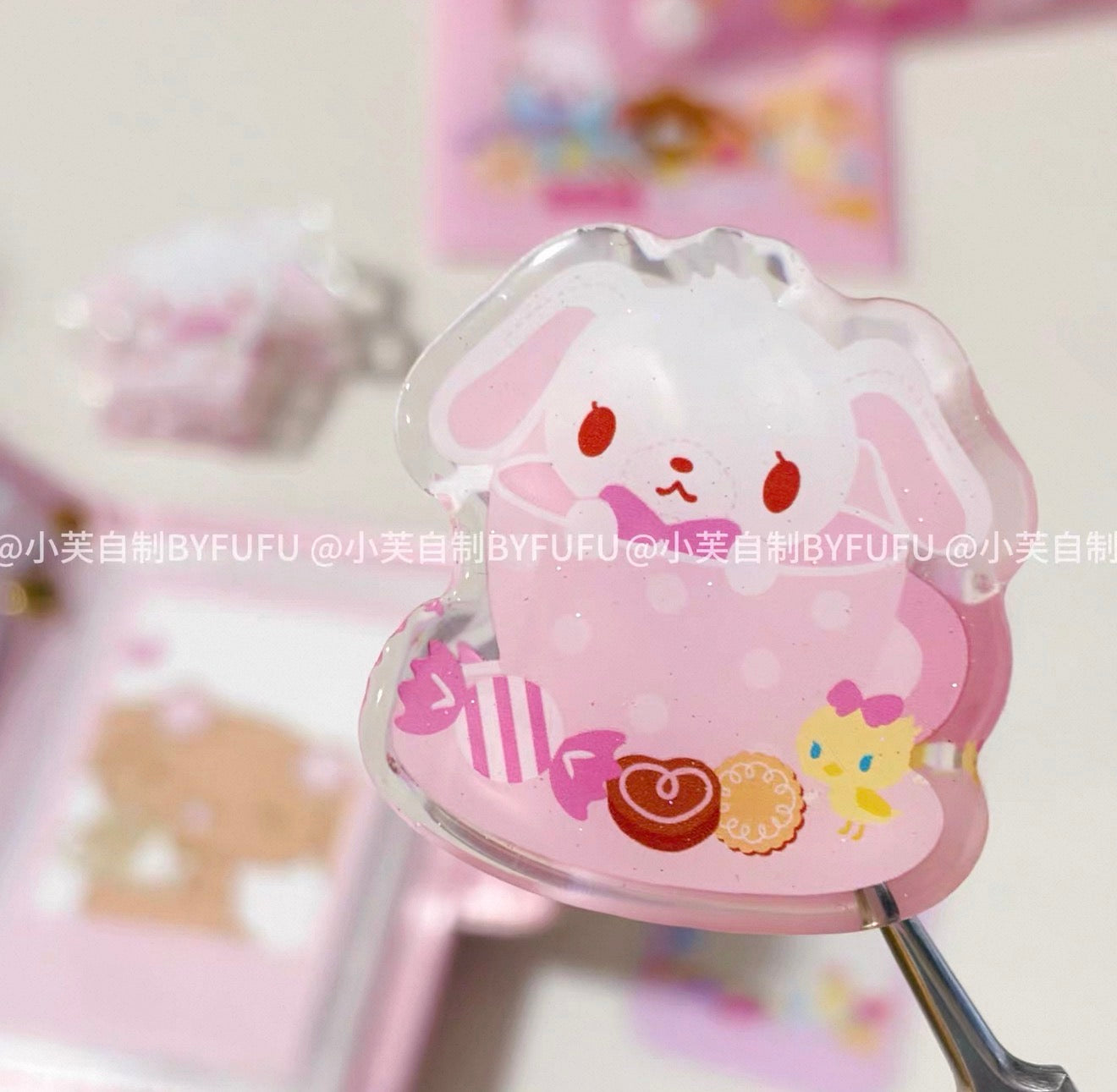 {byfufu} sweet sugarbunnies acrylic clip