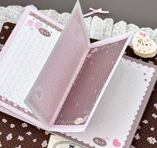 {pakupaku} rose a6 diary