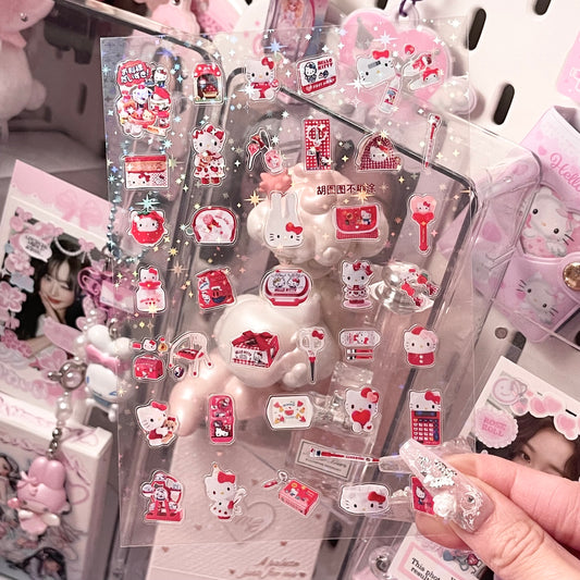 {c-艺术家} red hello kitty toys