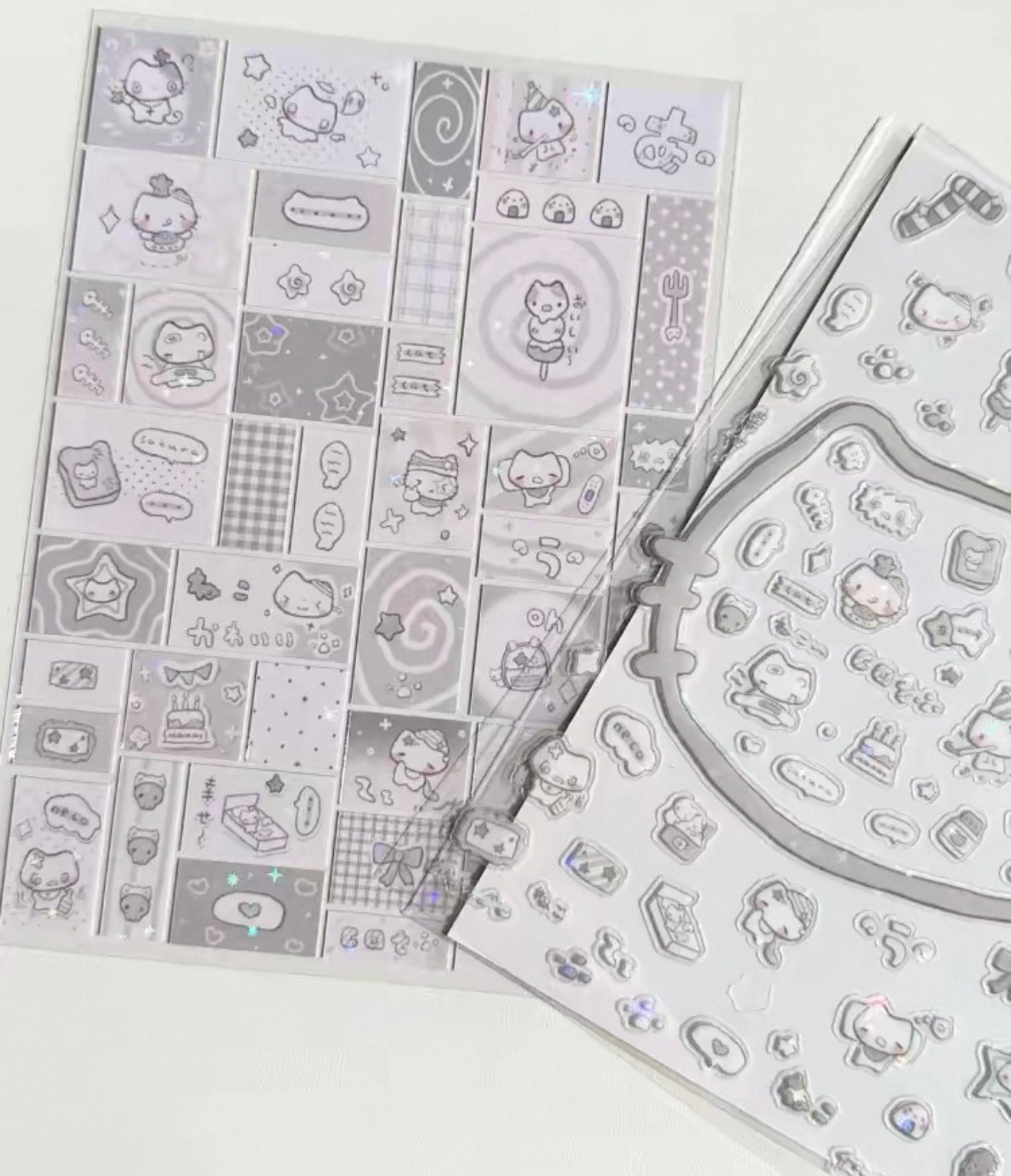 {snow bunny island} kitty deco