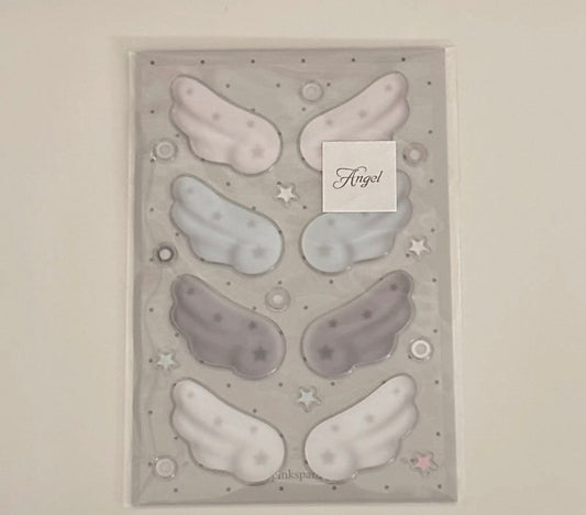 {pinkspark} angel epoxy sticker