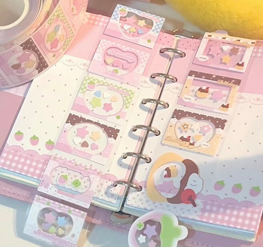 {eating cookies} dessert frames kiss cut tape