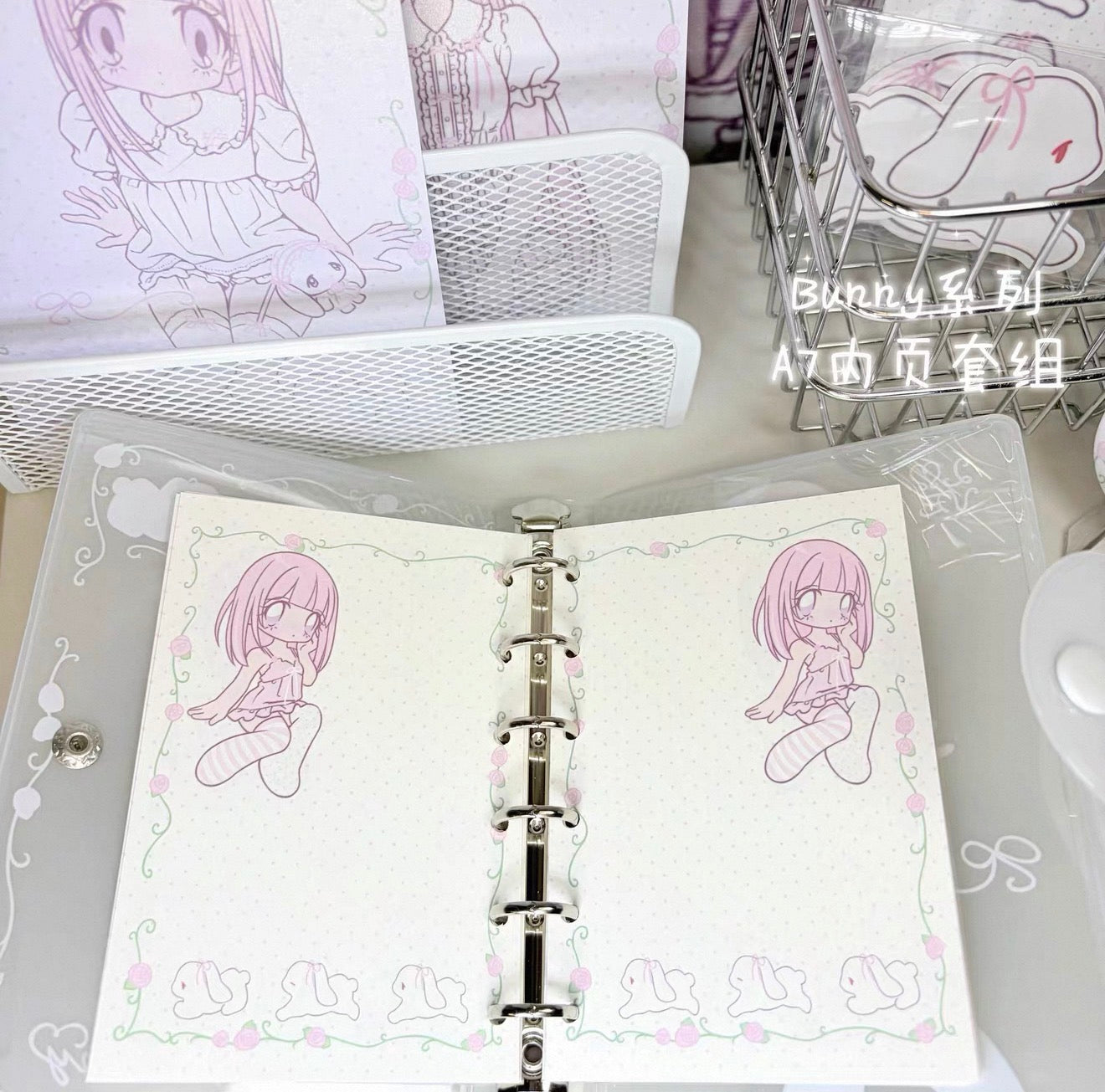 {sanako x pumpum} 40p a7 binder refill set