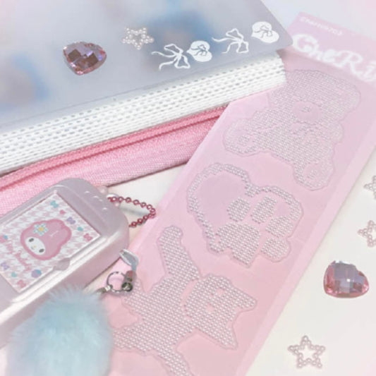 {cherish 203} set up sticker bear