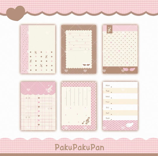 {pakupaku} m5 pink and latte refill set