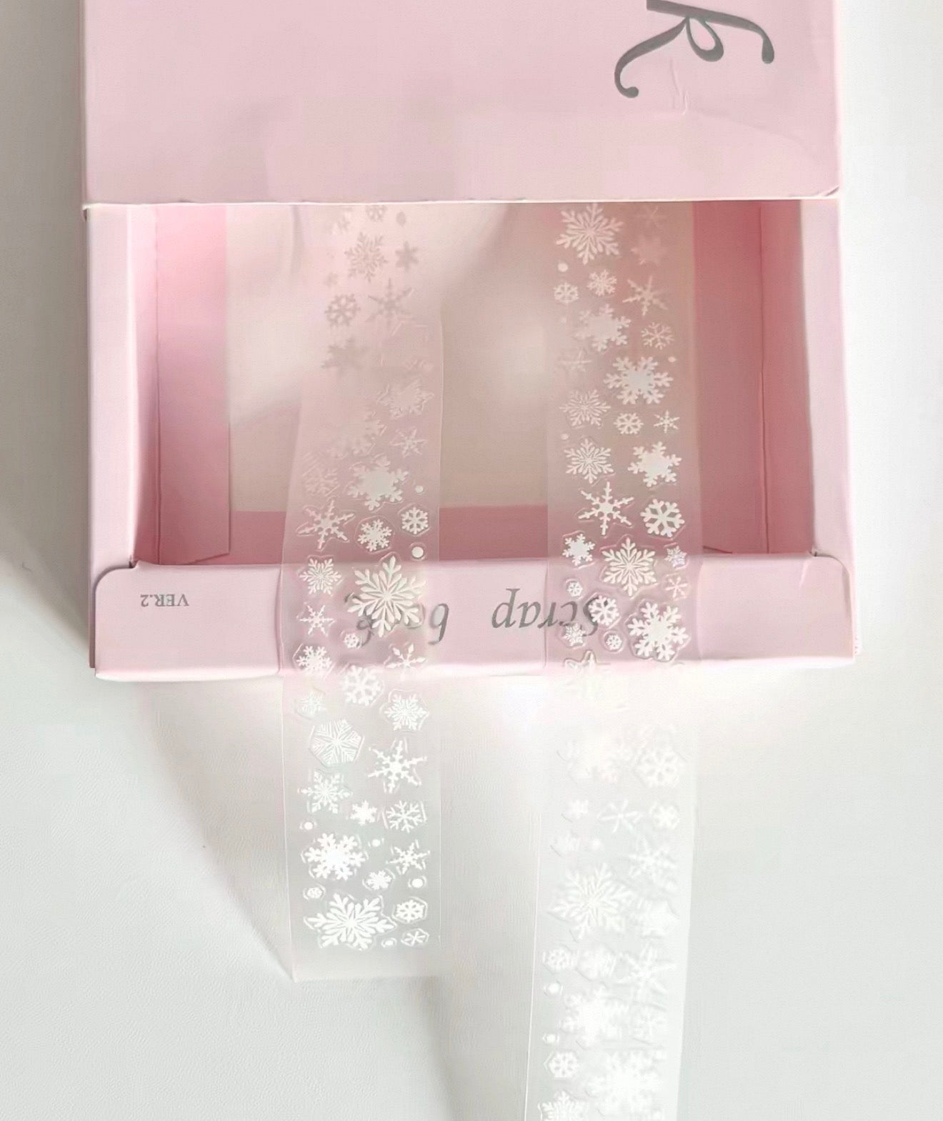 {intomyvibe} snowflake kiss cut tape