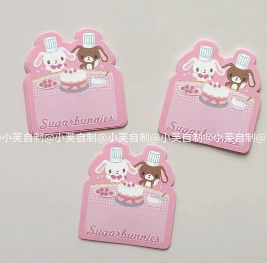 {byfufu} sweet sugarbunnies dessert sticky note