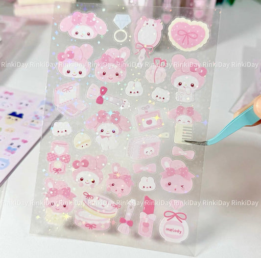{rinki day} glitter makeup vanity