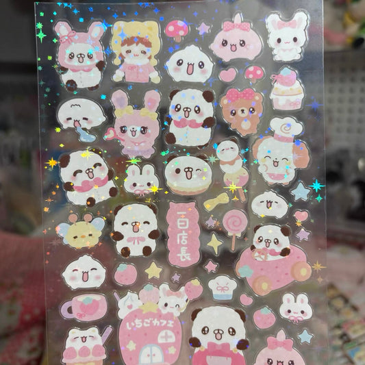 {rinki day} glitter ancient panda