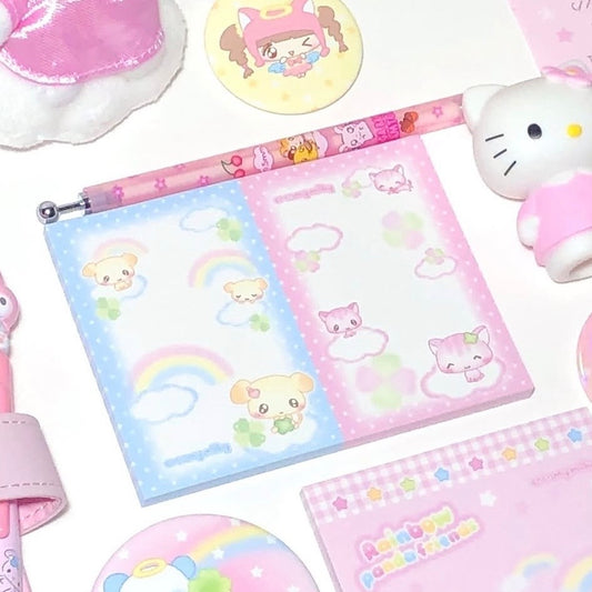 {creamy milky} clover cat memo pad