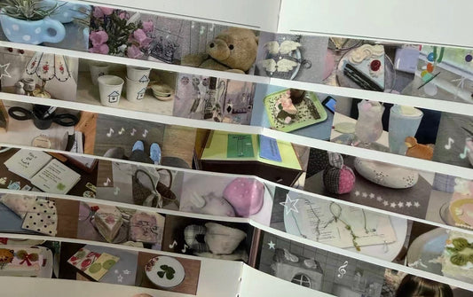 {heart bunny} seoul fragments masking tape