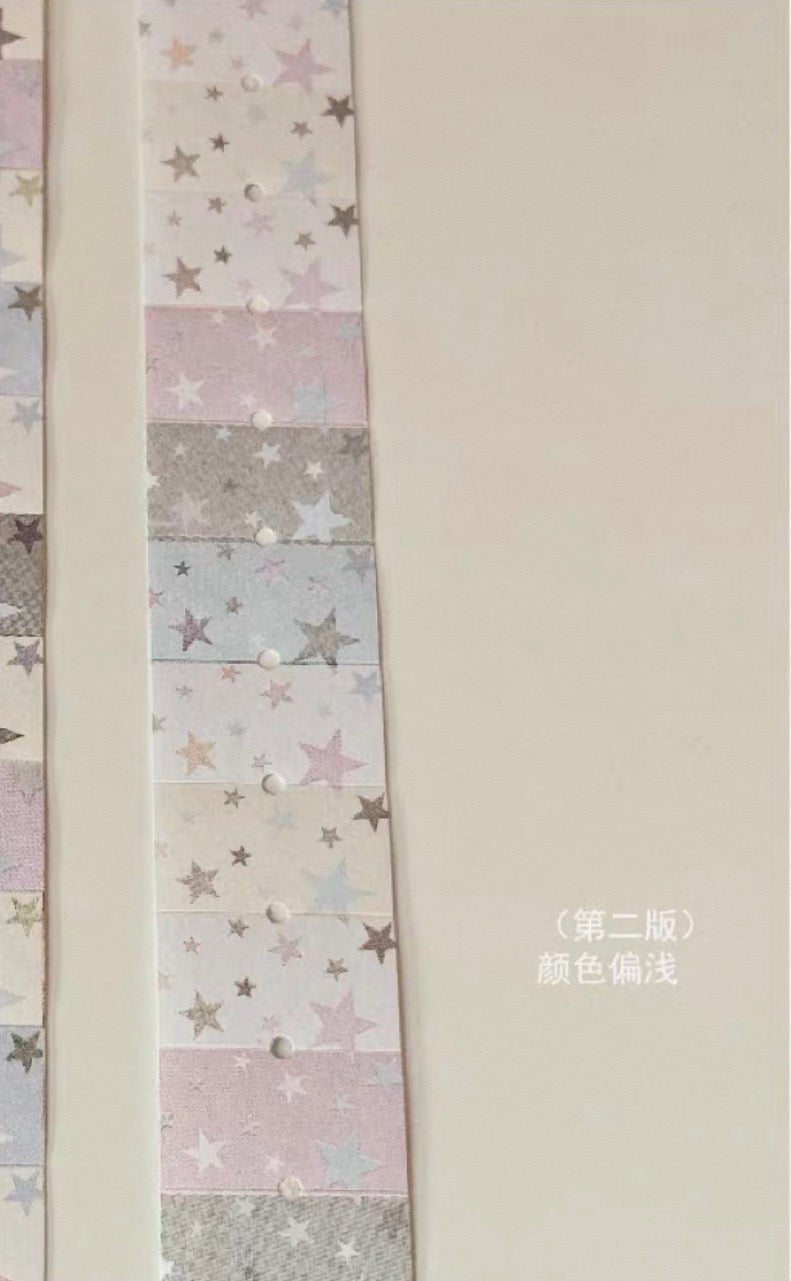 {pinkspark} pastel stars label roll