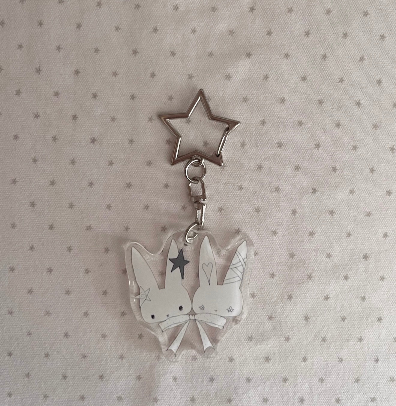 {not cute anymore} dreamy epoxy keychain