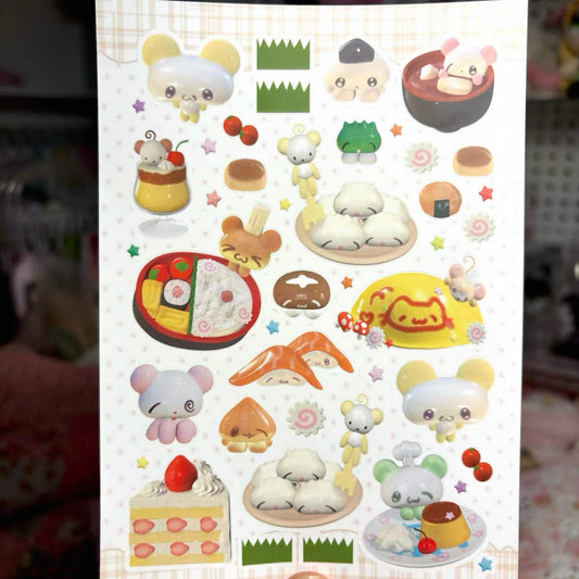 {rinki day} marshmallow modeling food