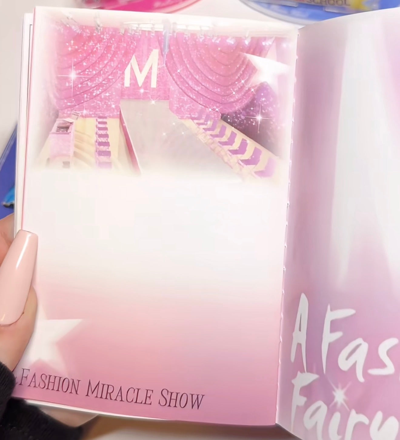 {c-贴纸书} barbie scene deco notebook